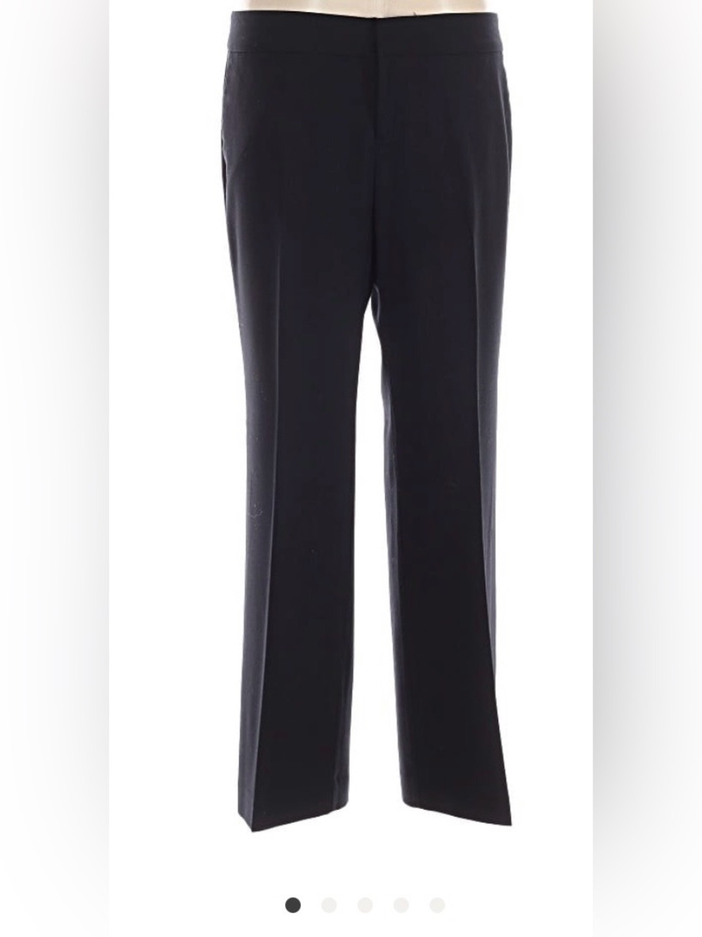 GAP Audrey Black Straight-Leg Bootcut Midrise Dress Trousers size 10